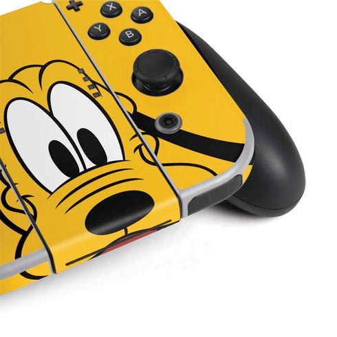 Disney Friends Pluto Up Close Nintendo Switch OLED (2021) Skin